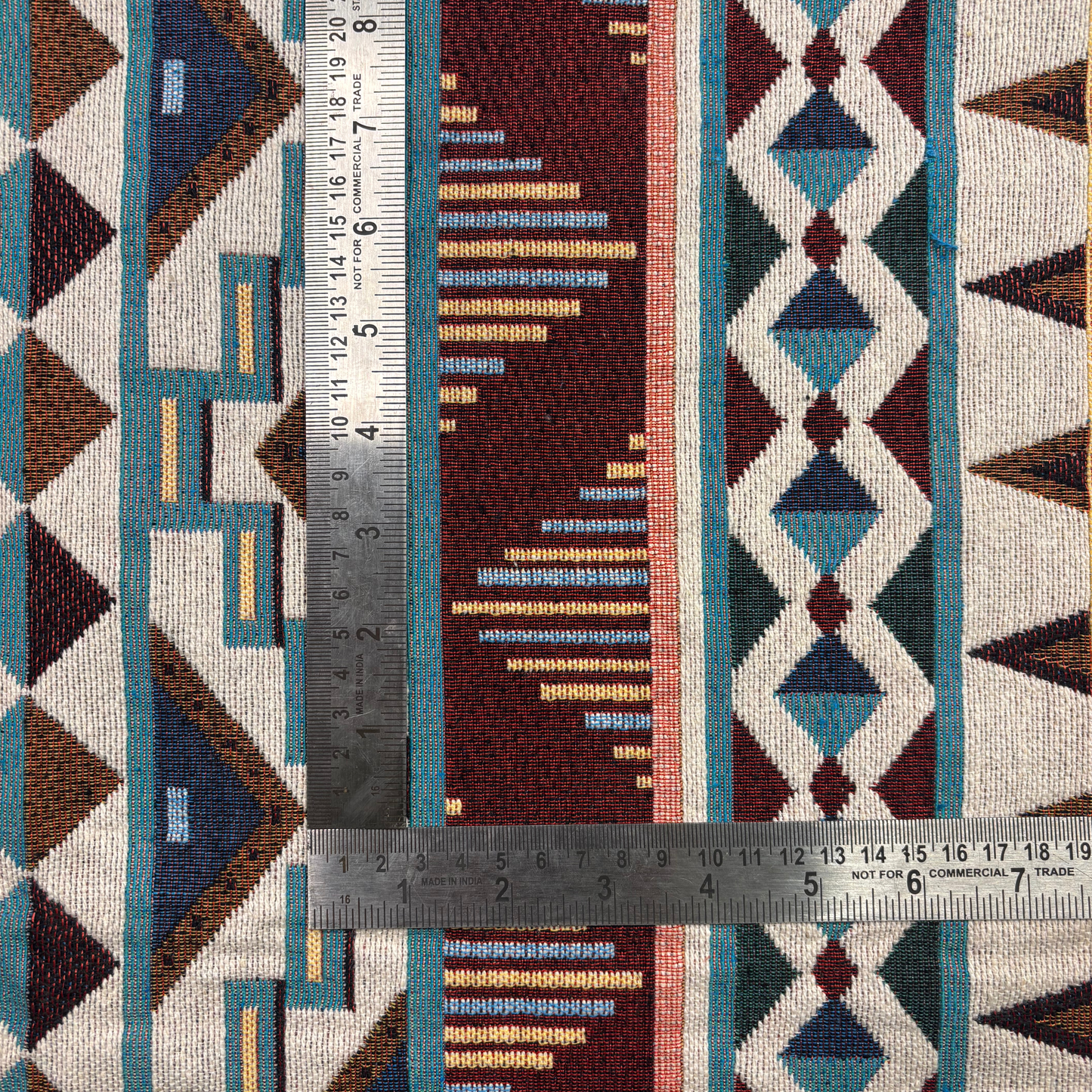 Sedona Sunset Southwestern Kilim Jacquard Fabric, Per Meter