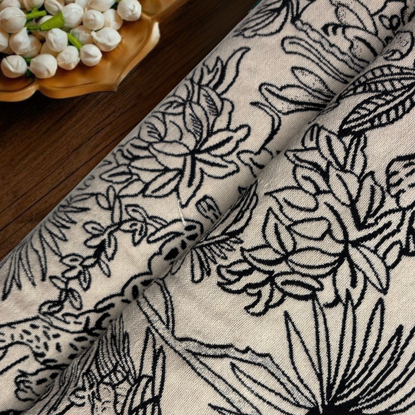 Penciled Jacquard Fabric, Per Meter