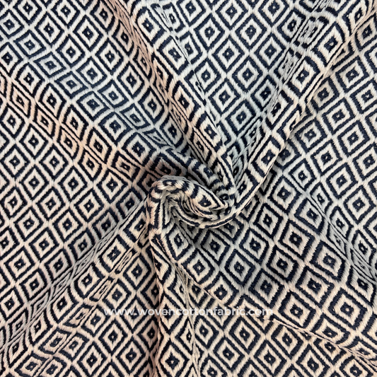 Minmond Cotton Jacquard Fabric, Per Meter