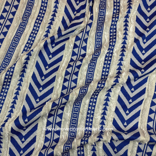 Frosted Maze Cotton Jacquard Fabric ,Per Meter