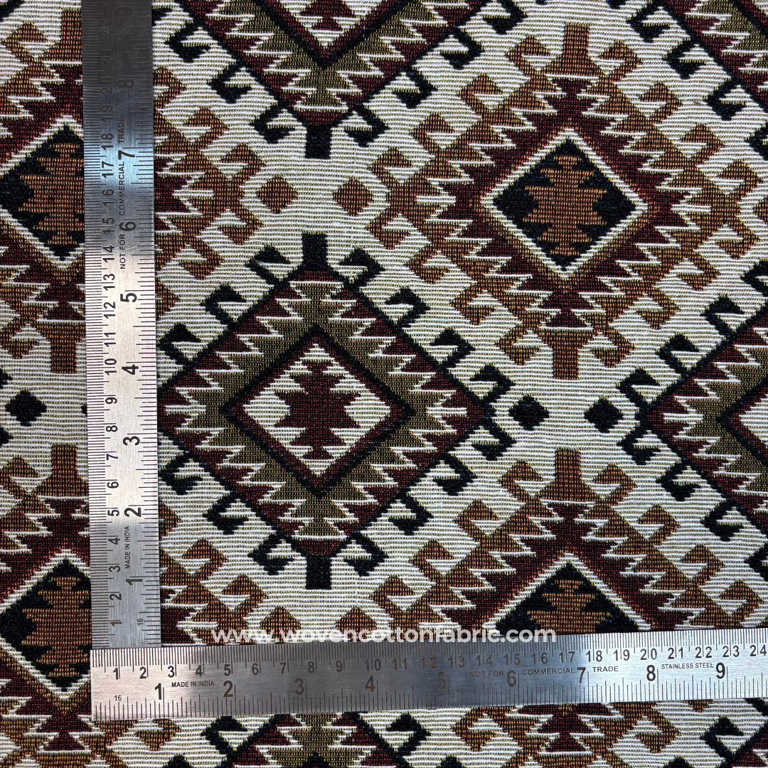 Sands of Kutch Cotton Jacquard Fabric,Per Meter