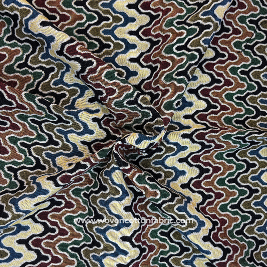 Saanjh Leher Cotton Jacquard Fabric, Per Meter