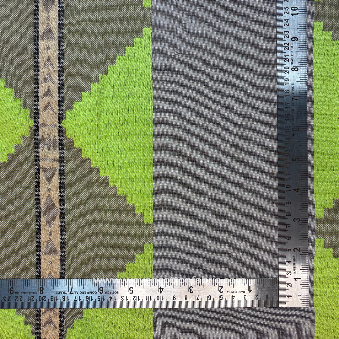 Neon Nomad Cotton Jacquard Fabric, Per Meter
