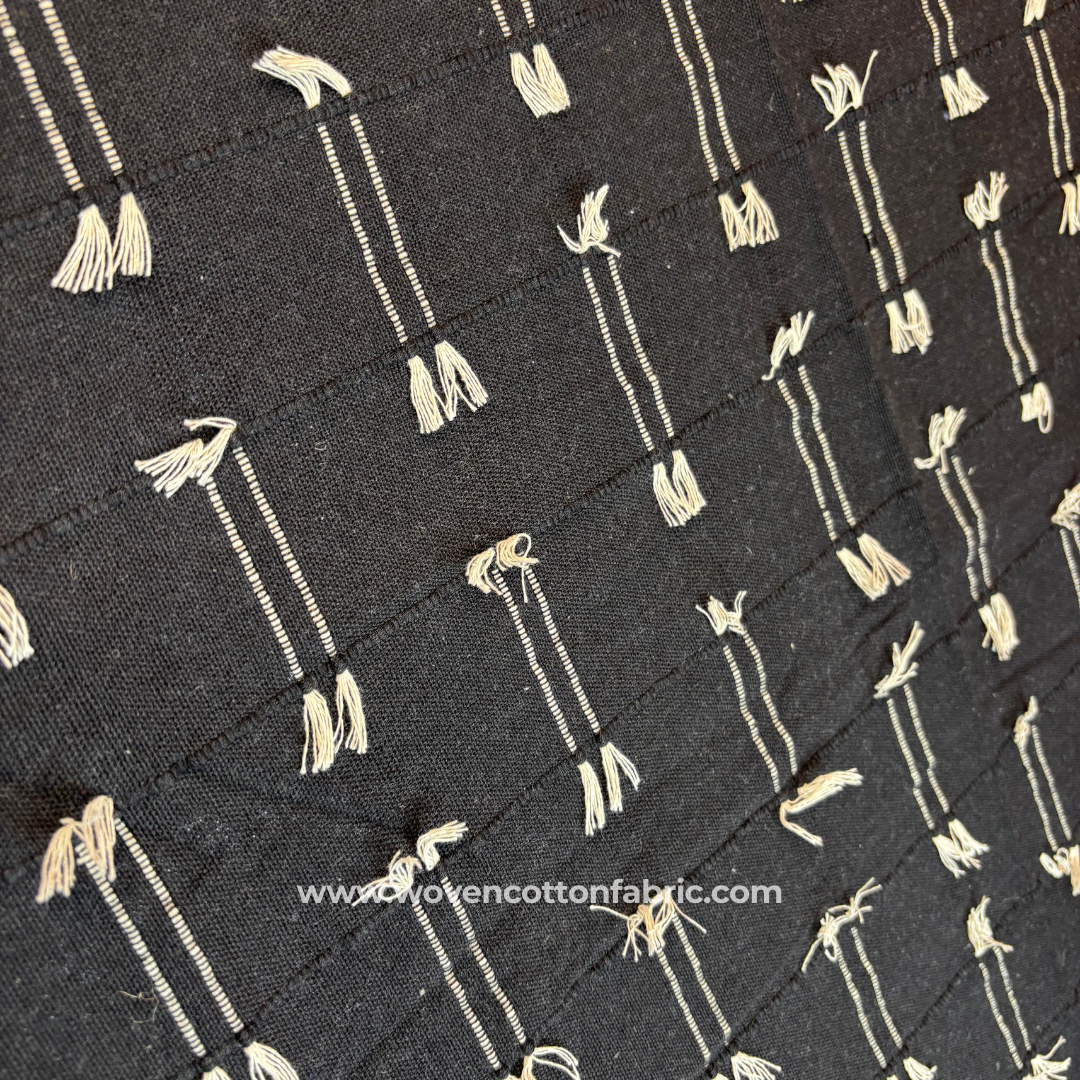 Tavra Cotton Jacquard Fabric,A4 Swatch