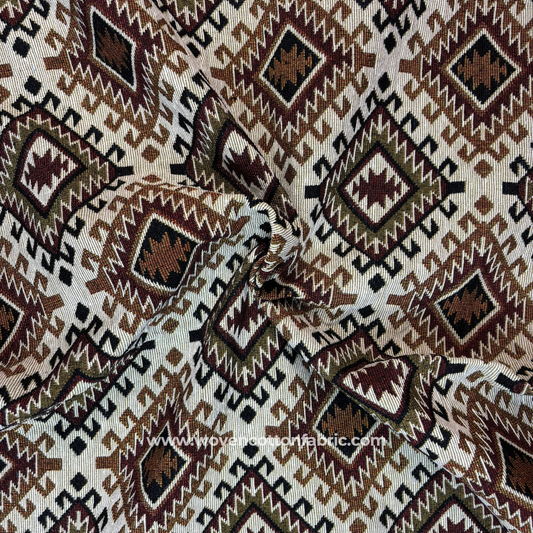 Sands of Kutch Cotton Jacquard Fabric,Per Meter