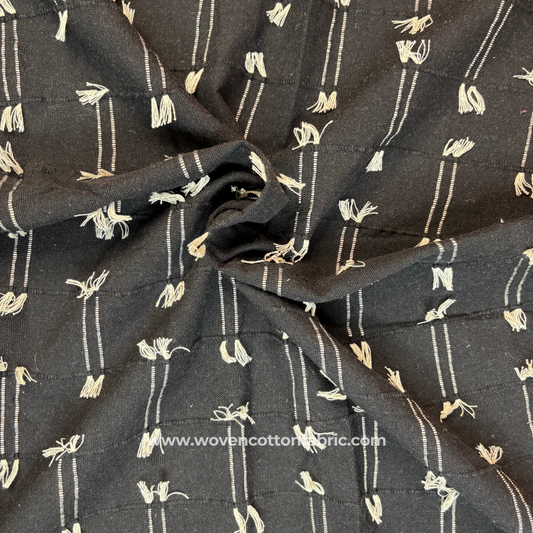 Tavra Cotton Jacquard Fabric,A4 Swatch