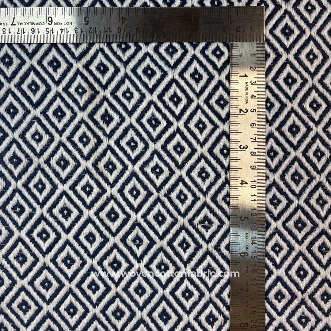 Minmond Cotton Jacquard Fabric, Per Meter