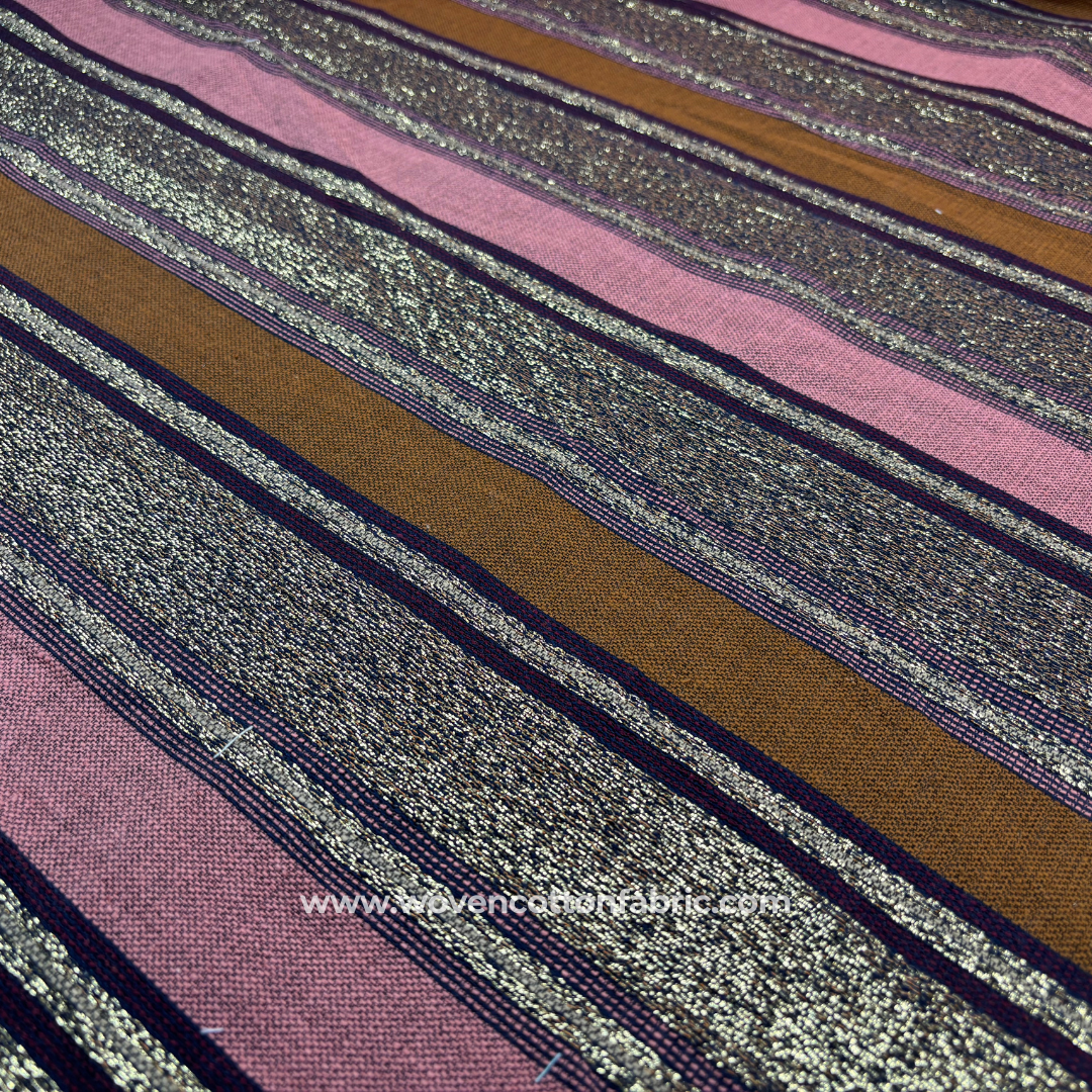 Silver Drift Cotton Jacquard Fabric,Per Meter